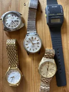 ジャンク品　セイコーとBEAMSの時計セット