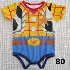80cm ウッディ 半袖ロンパース トイストーリー