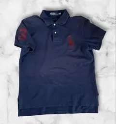 Polo by Ralph Lauren ビックポニー　ネイビー ポロシャツ L