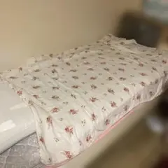 花柄タオルケット・キルトケット
