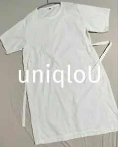 着用1回 美品 Uniqlo U 3wayシアサッカーワンピース S ワンピ