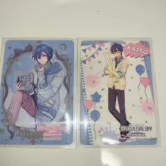 ミクCULTURE39　KAITO2枚セット 両面印刷カード