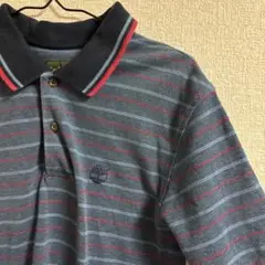 90s Timberland ティンバーランド 半袖 ポロシャツ ロゴ刺繍