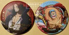 ONE PIECE ジュエリー 缶バッジ シャンクス フランキー 2点セット