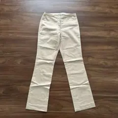 良品計画 ベージュ パンツ スラックス チノパン ストレッチ きれいめ コットン