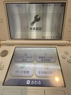 Nintendo 3DS LL ホワイト本体+おまけソフト