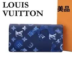 ★ルイヴィトン★ 長財布 二つ折り財布 ポルトフォイユ ブラザ ウォーターカラー
