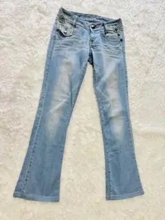 Burberry blue label ライトブルー デニムパンツ　美品