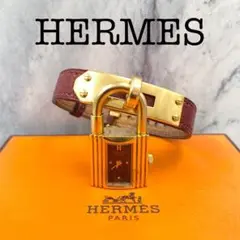 HERMES エルメス ケリー ウォッチ 腕時計 レザー レッド