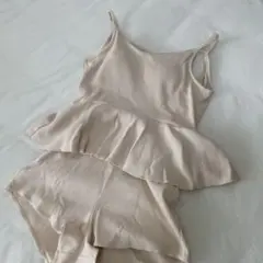 peach John フリルロンパース ルームウェア PJ