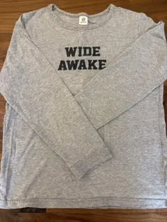 WIDE AWAKE 長袖Tシャツ 150cm グレー