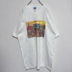 90s 日本画　江戸時代　フルーツオブザルームボディ　シングルステッチ　Lサイズ