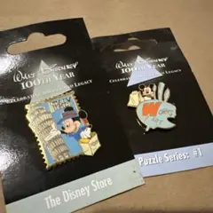 Walt Disney 100th Year Pin 2点セット