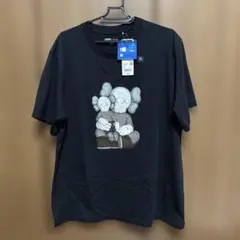 Kawsスタイル キャラクターTシャツ XL ブラック