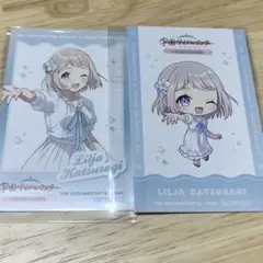 葛城リーリヤ　イラストカード　セット　スイパラ　購入特典　学園アイドルマスター