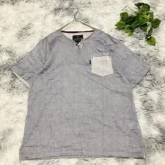 ボストンフラッグ (L) 半袖カットソー Tシャツ ポケット メンズ コットン