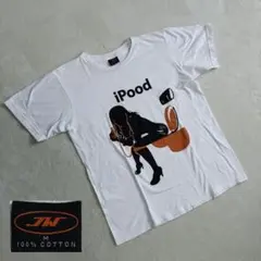 レア　ipood アイポッド　プリントTシャツ　半袖　ホワイト　M