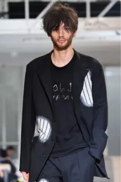 15SS Yohji POUR HOMME クリップロゴTシャツ ヨウジヤマモト
