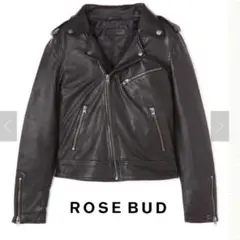 美品ROSE BUD(ローズバッド)レザーライダース REHARD ラムレザー