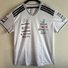 F1 メルセデスAMG 2025 チームTシャツ レプリカ ホワイト L