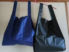 ナイロン製エコバッグ 2色セット