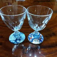 【新品 未使用】有田焼 クリスタルダルク コラボ ワイングラス ペアセット