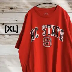 [アメリカ古着]NC STATE/カレッジT/ビックサイズ/ロゴT/レッド/XL