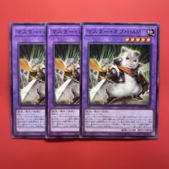遊戯王　マスターオブHAM 3枚
