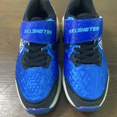 SKLHOTER スニーカー 青 ベルクロ