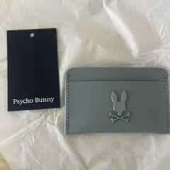 新品未使用【Psycho Bunny】グレー カードケース