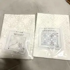 刺し子②2点セット、ホビーラホビーレ 花分銅、モザイクタイル