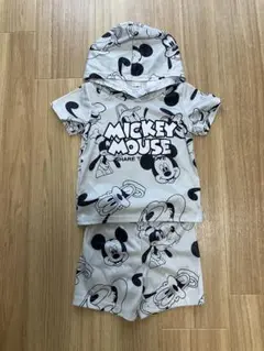 新品　ミッキーパーカーセットアップ12-18month