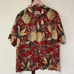enpezzo アロハシャツ パイナップル柄 半袖シャツ Lサイズ