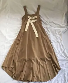 LEINWANDE ラインヴァンドBelted Linen Dress