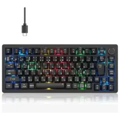 ゲーミングキーボード KB820 メカニカルキーボード 日本語配列 ブラック