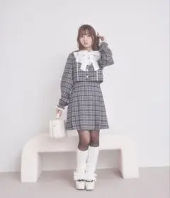【最終値下げ】ハニーシナモン/ミニワンピース　フリーサイズ