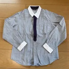 COMME CA ISM グレー スクールシャツ 130 入学式 フォーマル