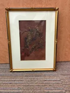 【真作】福王寺一彦「月の光の中に」【本金泥】【直筆サイン】 真作】福王寺一彦「月の光の中に」【本金泥】【直筆サイン】