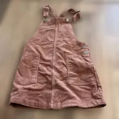 H&M コーデュロイジャンバースカート