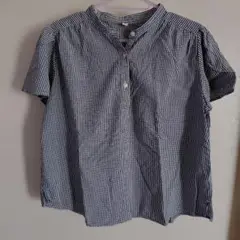 UNIQLO ギンガムチェックシャツ　160