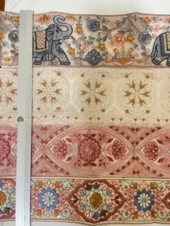 【お試しセット】インド刺繍リボン　30cm×10本アソートパック