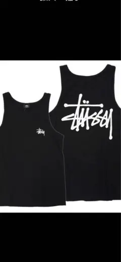 Stüssy ブラック タンクトップ