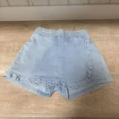 mon atelier パンツ　ベビー服　ライトブルー　未着用　夏服　フリル