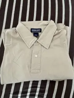 Lands' End ベージュ ポロシャツ L