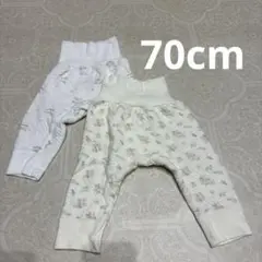バースデイ　70cm 腹巻き　パンツ　10部丈　花柄　cottoli コトリ