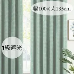 遮光カーテン❤️ 1級遮光 モスグリーン 2枚組 100×135cm タッセル付