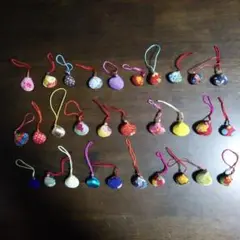 30個セット ミニ 貝殻 しじみ ハンドメイド ストラップ キーホルダー