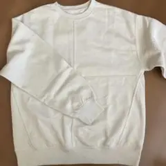 ベージュ　クルーネック トレーナー　ZARA 美品