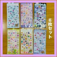 【Cセット】3Dシール ぷくぷくシールボンボンドロップ 6枚セット ②