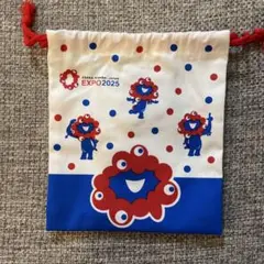 ミャクミャク 万博 巾着
